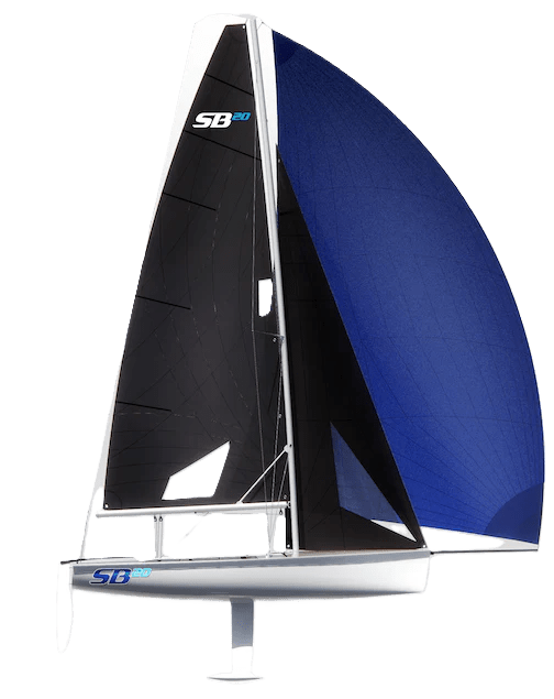 SB300 Mainsail with Battens and Bag - Devoti Sailing