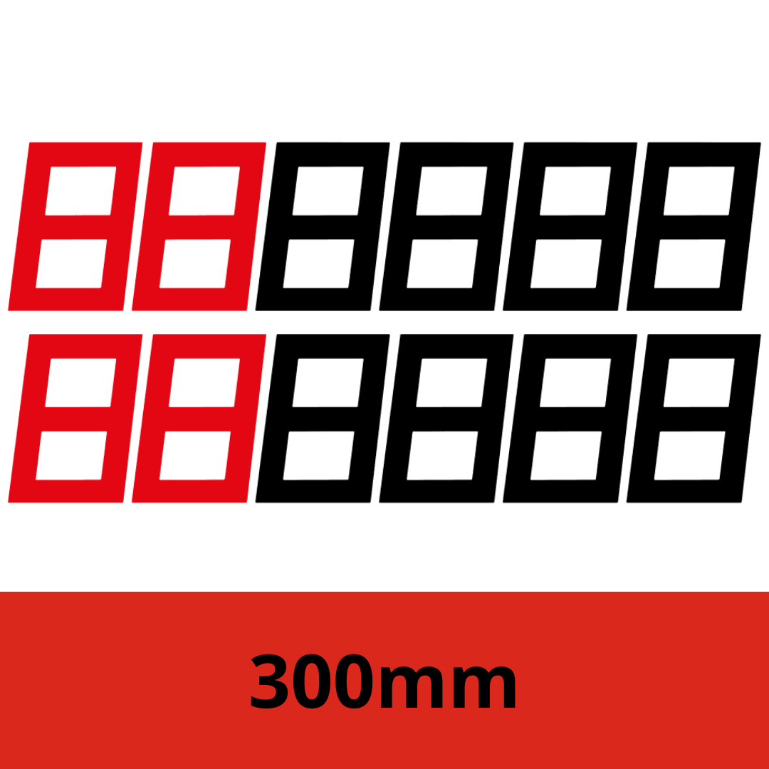 ILCA Sailnumber pack (300 mm) - Devoti Sailing