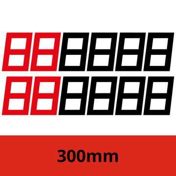ILCA Sailnumber pack (300 mm) - Devoti Sailing